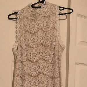 White trixxi lace dress